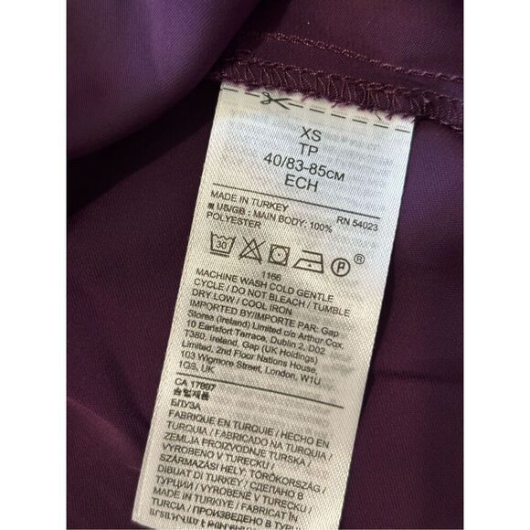 Banana Republic purple blouse size XS - Picture 10 of 10